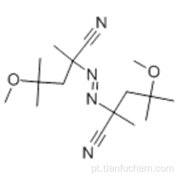 Pentanonitrilo, 2,2 &#39;- (1,2-diazenodiil) bis [4-metoxi-2,4- dimetil CAS 15545-97-8